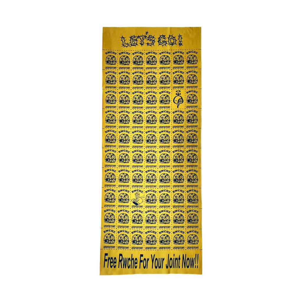RWCHE × 山田丸 JOINT TENUGUI - Yellow . White -