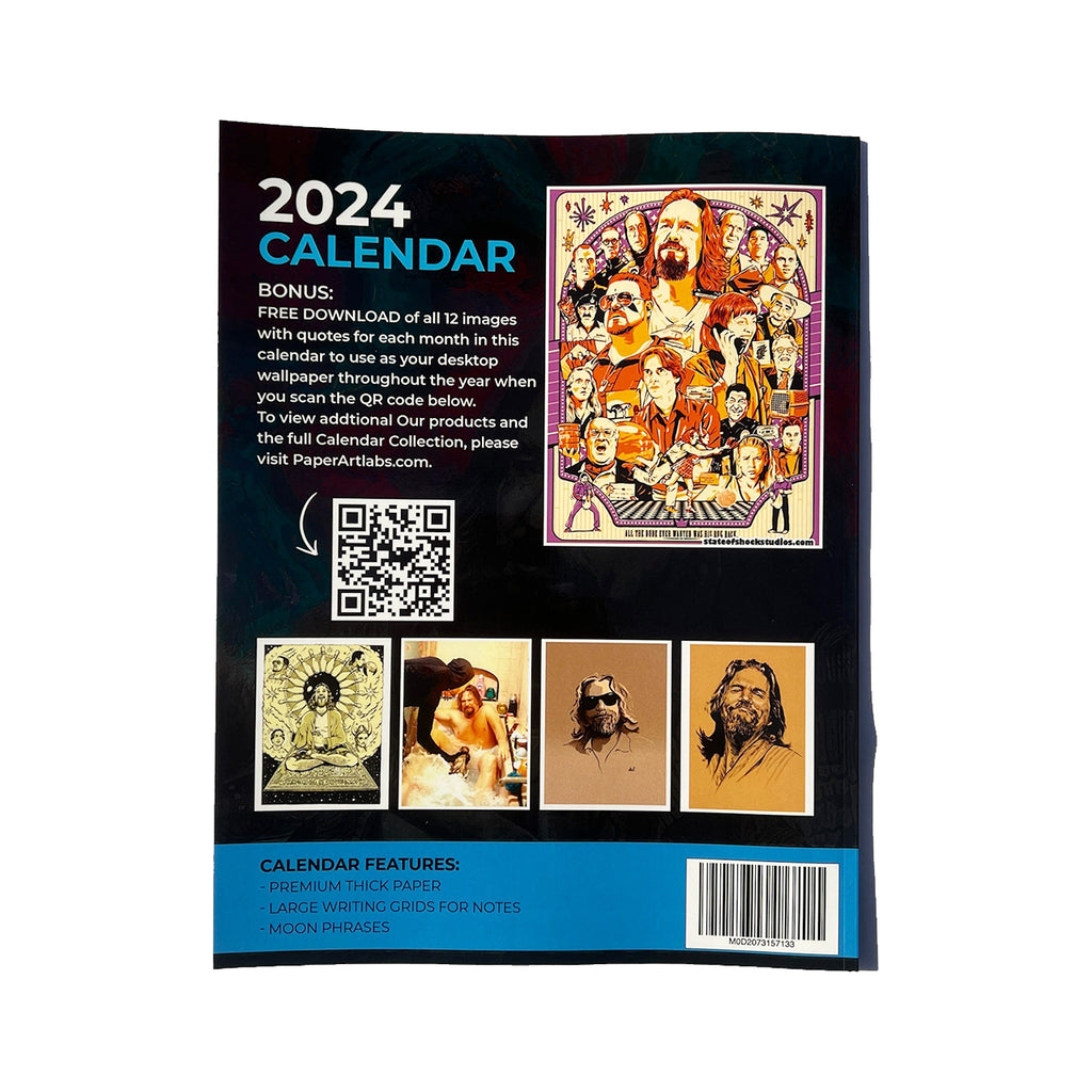 The Big Lebowski 2025 Calendar Note KIOSCO SHOP