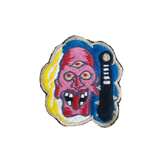 attitude tattoo zigzag embroidery "third oni" Patch