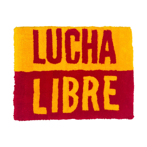 "LUCHA LIBRE" Hand Made Rug Mat