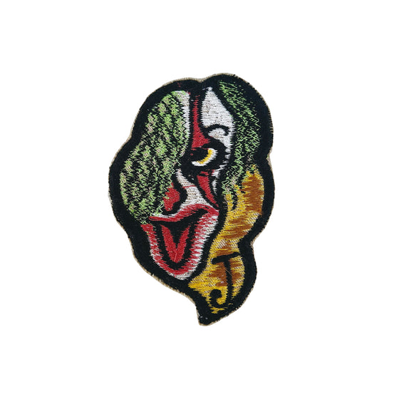 attitude tattoo zigzag embroidery Patch