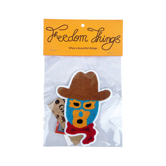 Freedom Things Wappen - Lucha Cowboy-