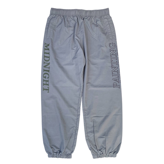 MIDNIGHT PAINTING SERVICE "MPS LOGO" NYLON PANTS -Gray-