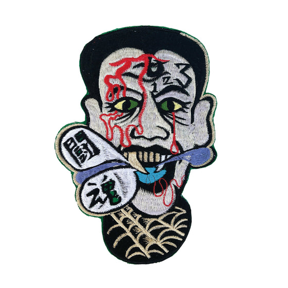 attitude tattoo zigzag embroidery Patch