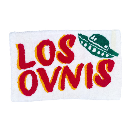 "LOS OVNIS" Hand Made Rug Mat