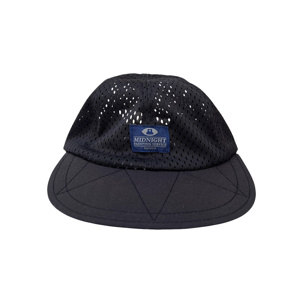 MIDNIGHT PAINTING SERVICE Longbill Mesh Cap [Black]