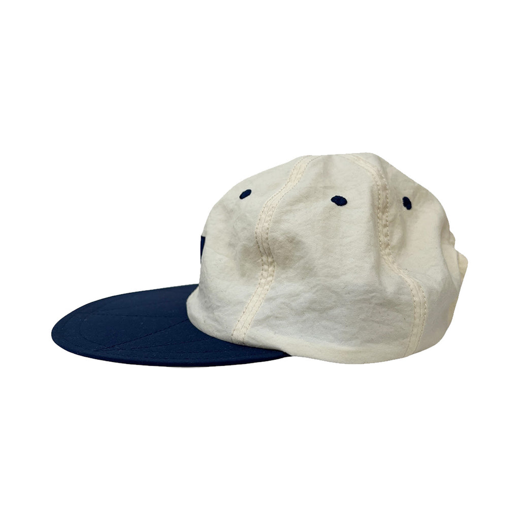 MIDNIGHT PAINTING SERVICE Longbill Nylon Cap [Natural / navy]
