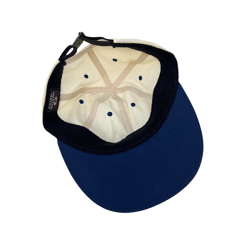 MIDNIGHT PAINTING SERVICE Longbill Nylon Cap [Natural / navy]