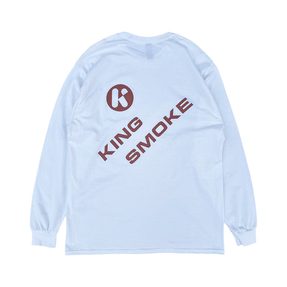 NO ADULTS "King" L/S Tee -White-