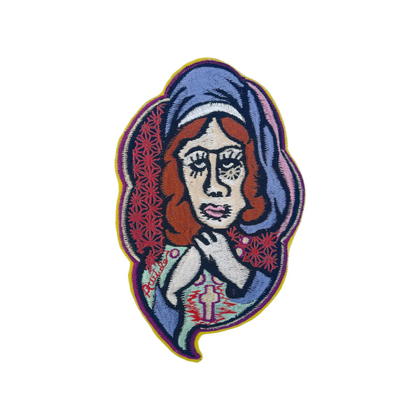 attitude tattoo zigzag embroidery Patch