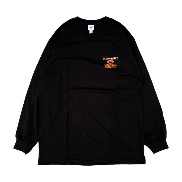 MIDNIGHT PAINTING SERVICE L/S Tee -Black-