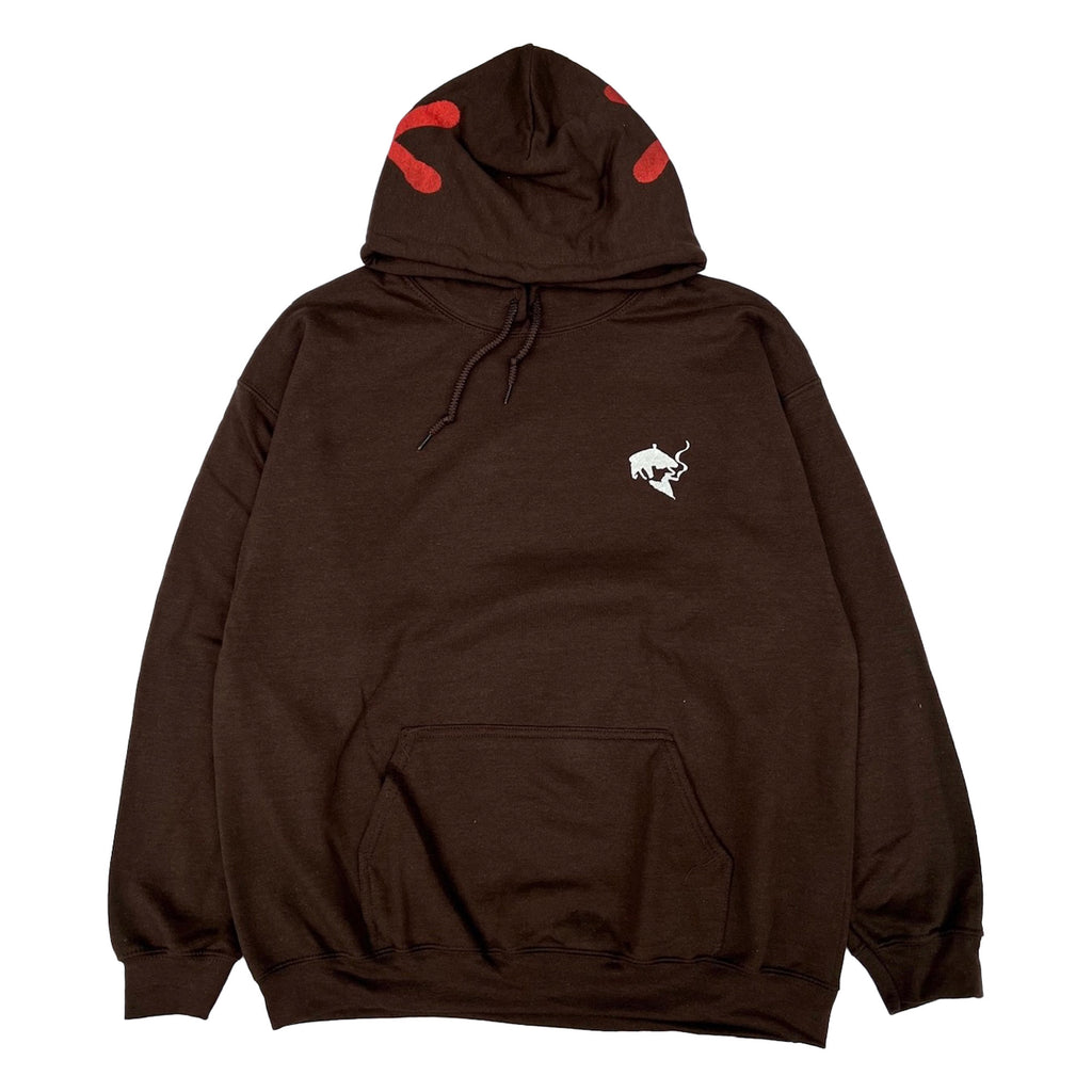 PUTS INSIDEMAN X Hoodie -Brown-